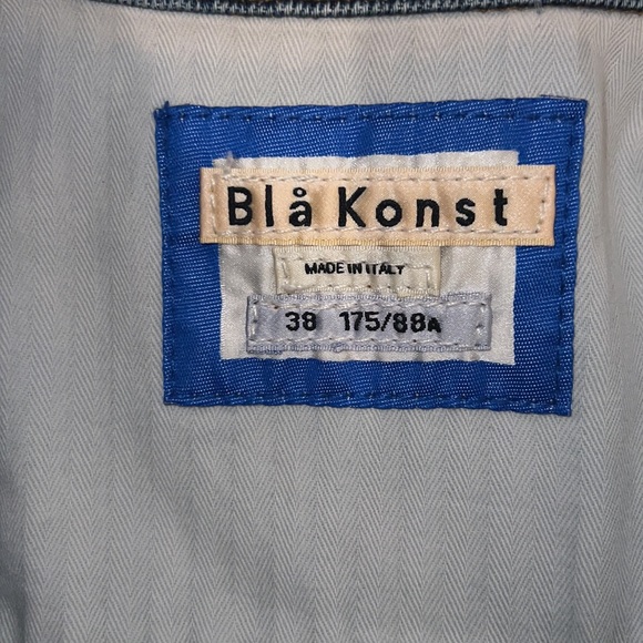 Acne Studio Blä Konst Lamp Denim Jacket in Mid Blue - Picture 9 of 12
